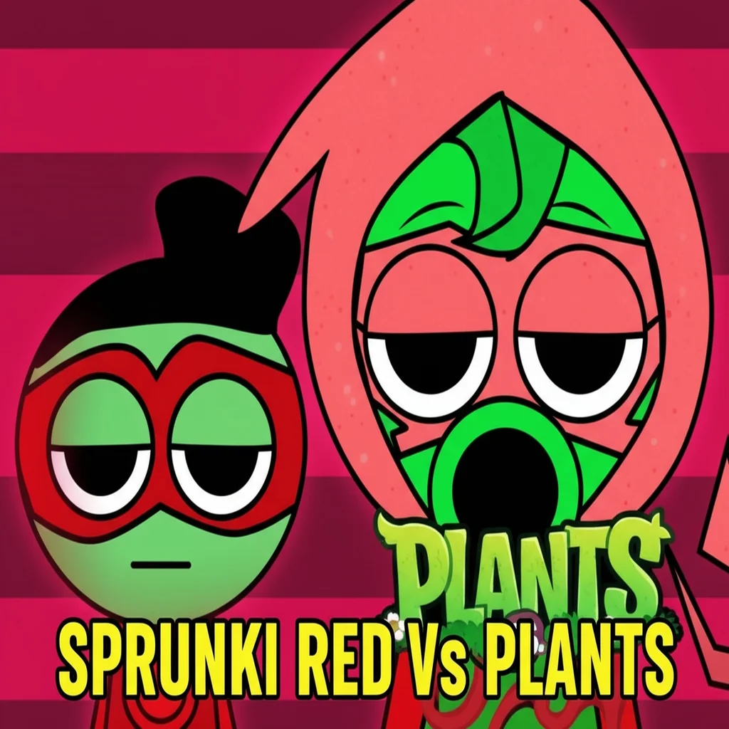 Sprunki Red Vs Plants cover