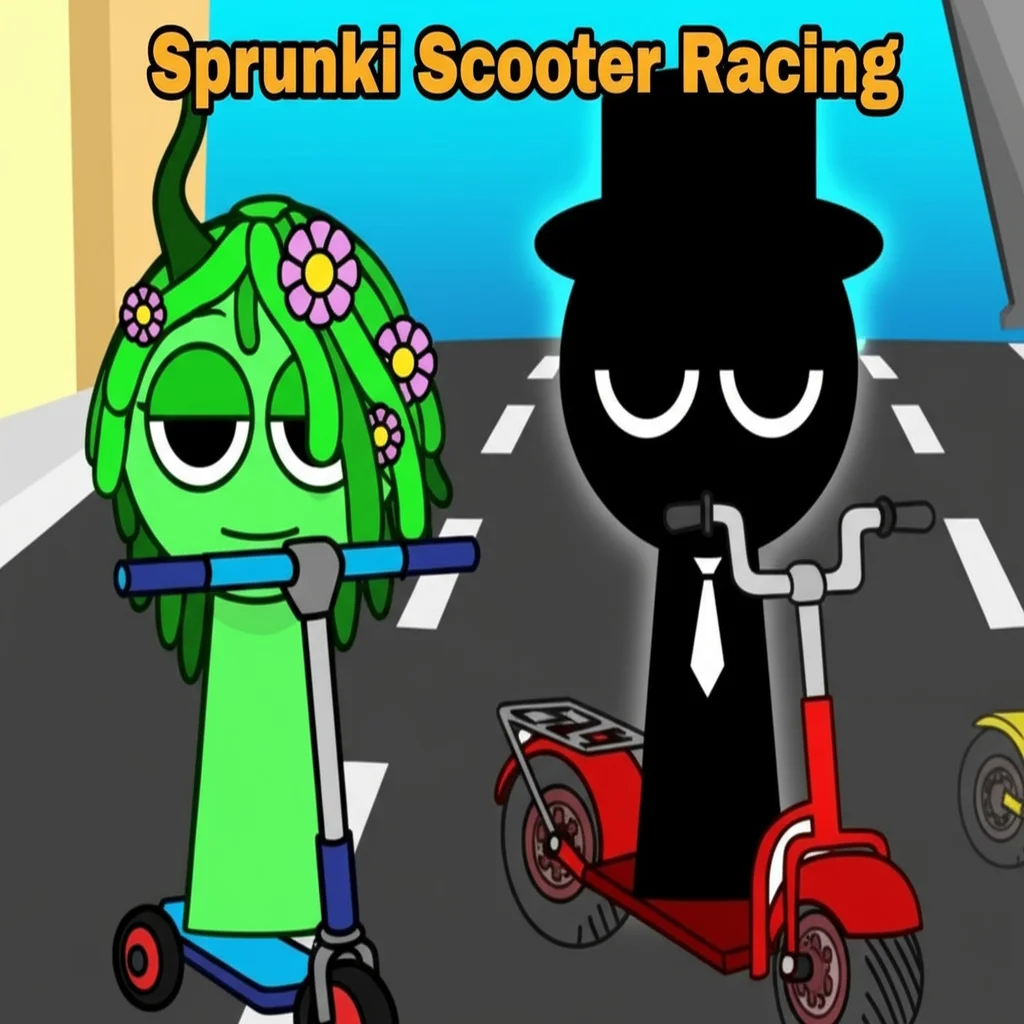 Sprunki Scooter Racing cover